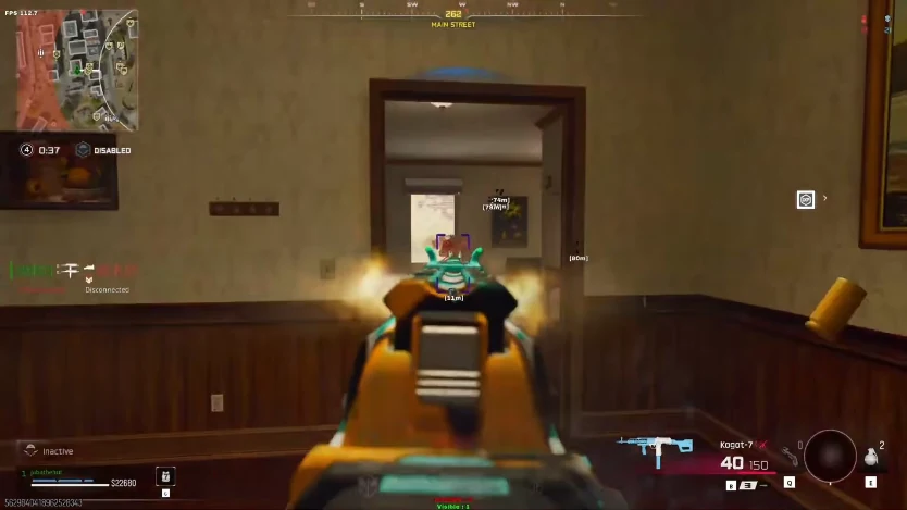 Call of Duty Cheats wallhack — enemy outlines through walls